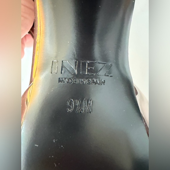 NWOT Inez Cleo Mary Jane Block Heel in Metallic, Size 9.5 - Picture 8 of 8